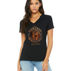 Ladies Soft Style Fitted V-Neck